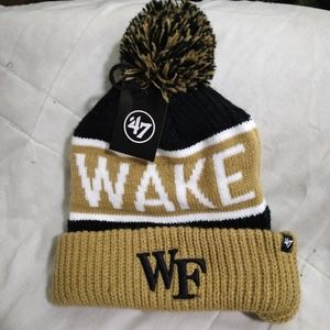 ‘47 NCAA Wake Forest Demon Deacons Men's Unisex Toboggan Winter Hat Beanie NEW